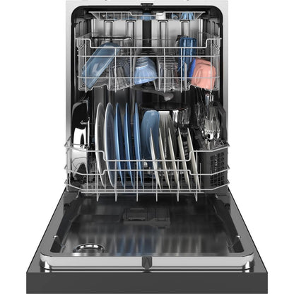 24 in. Fingerprint Resistant Stainless Front Control Built-In Tall Tub Dishwasher with Dry Boost, 3rd Rack, and 47dBA