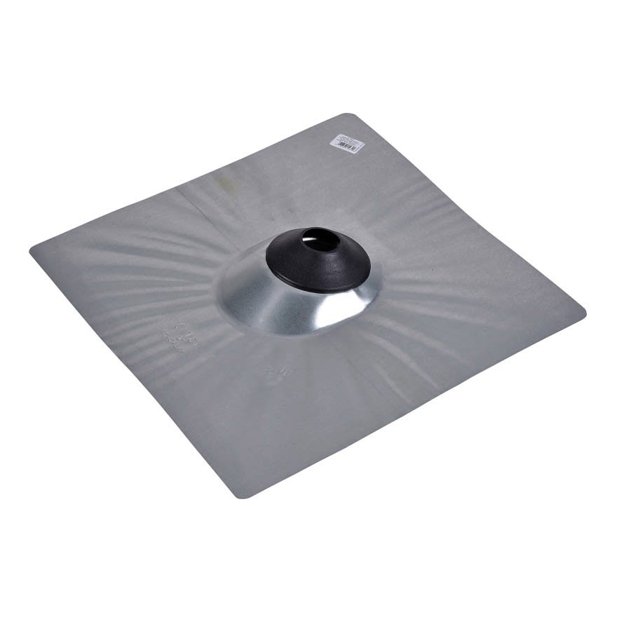 2 in Galvanized 18 x 18 in base