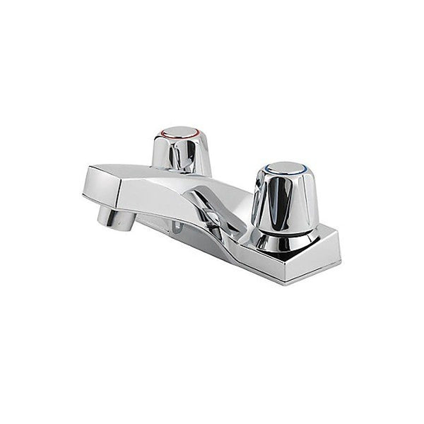 Pfirst Series™ Centerset Lavatory Faucet, ADA, 2 Handle, 3-Hole, 1.2 gpm, Polished Chrome