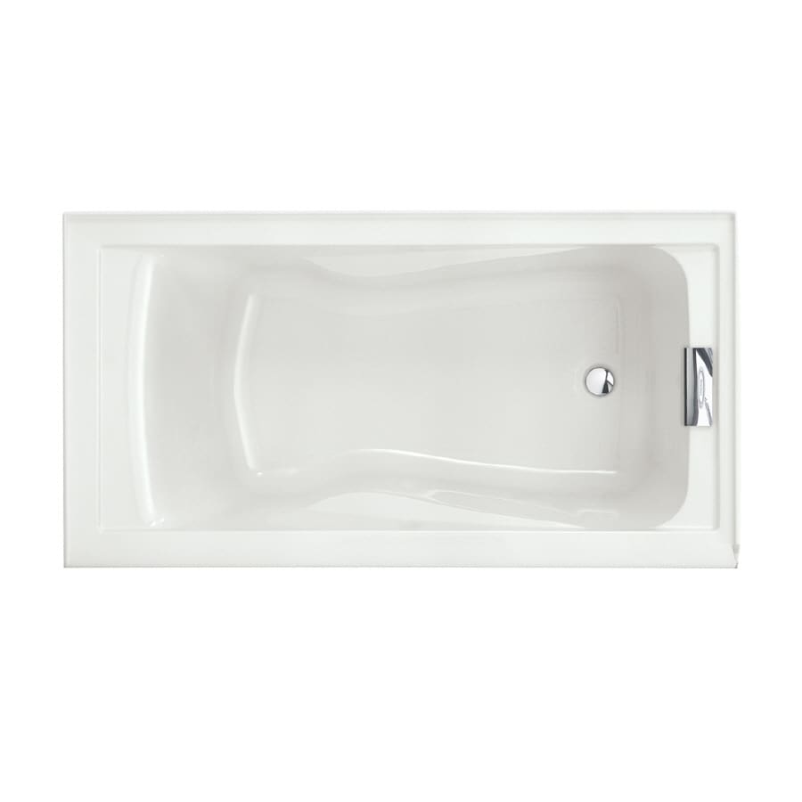 Evolution 60" Acrylic Soaking Bathtub with Reversible Drain - Lifetime Warranty