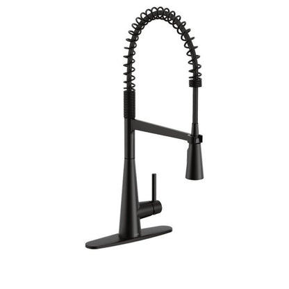Sleek™ Kitchen Faucet, Deck Mount, ADA, 1 Lever Handle, 1 or 3-Hole, Matte Black