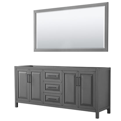 Daria Double Bathroom Vanity - 78.75W x 35H x 21.5D