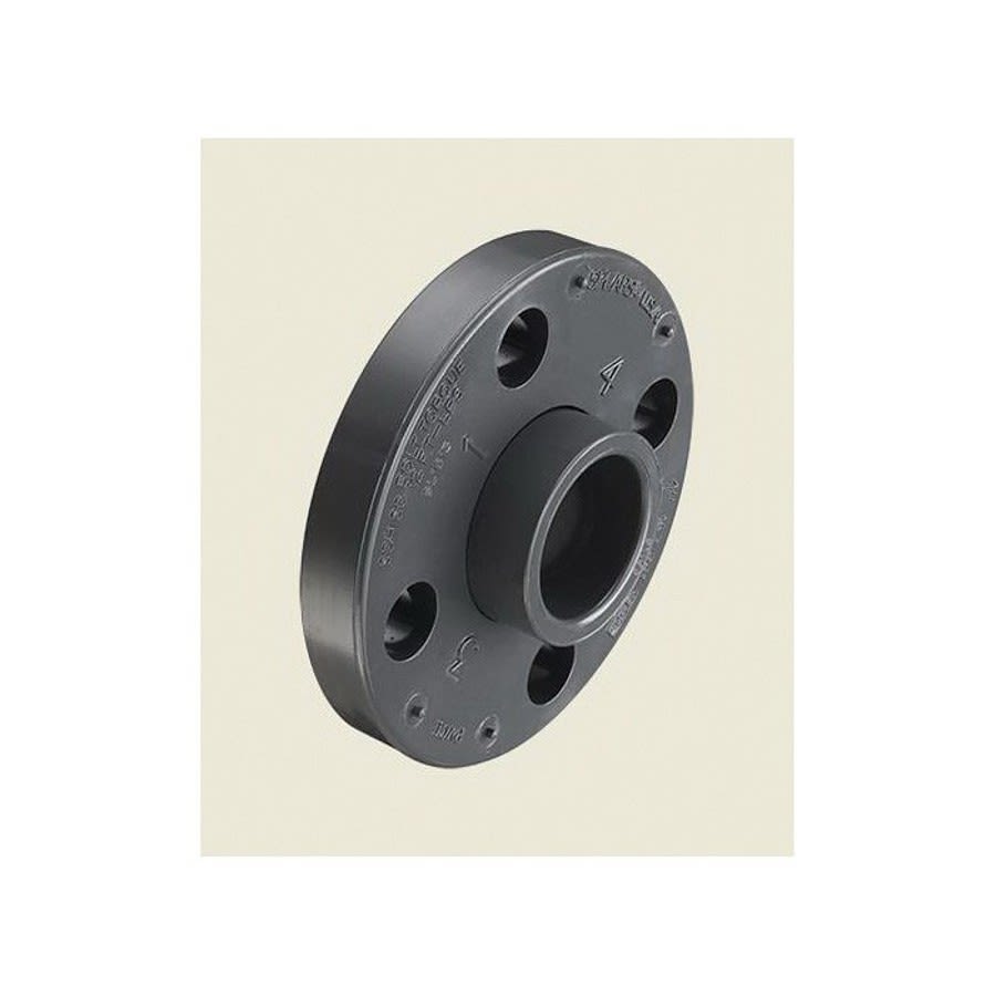 2-Piece Flange, 1 in, Socket, PVC, SCH 80/XH