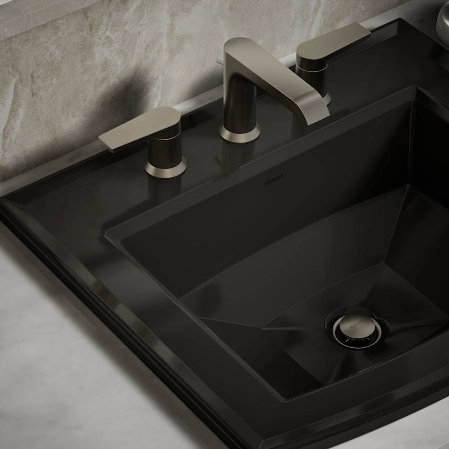 Archer 22-5/8" Drop In Bathroom Sink with 3 Holes Drilled and Overflow