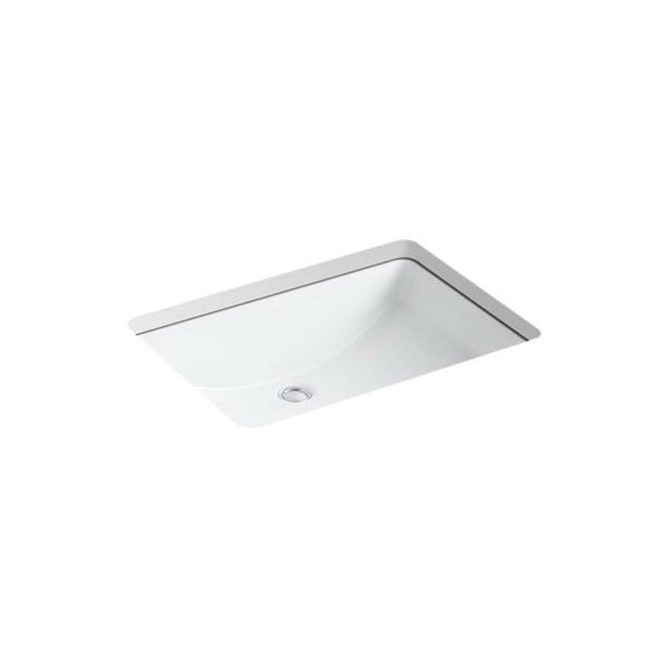 Ladena® Under Mount Lavatory Sink, ADA, 23-1/4 x 16-1/4 x 8-1/8 in, Vitreous China, White