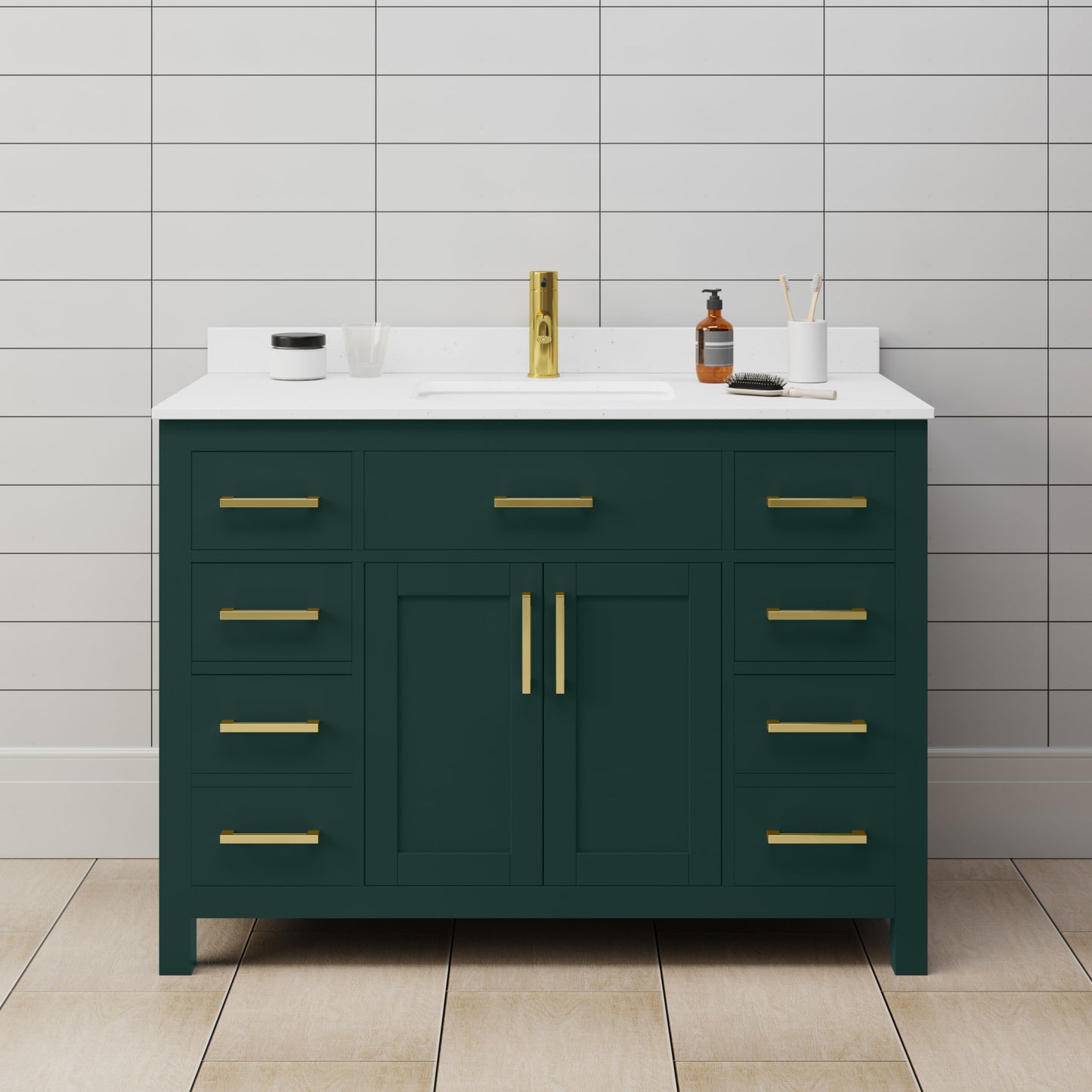Beckett Single Bathroom Vanity - 48W x 35H x 22D