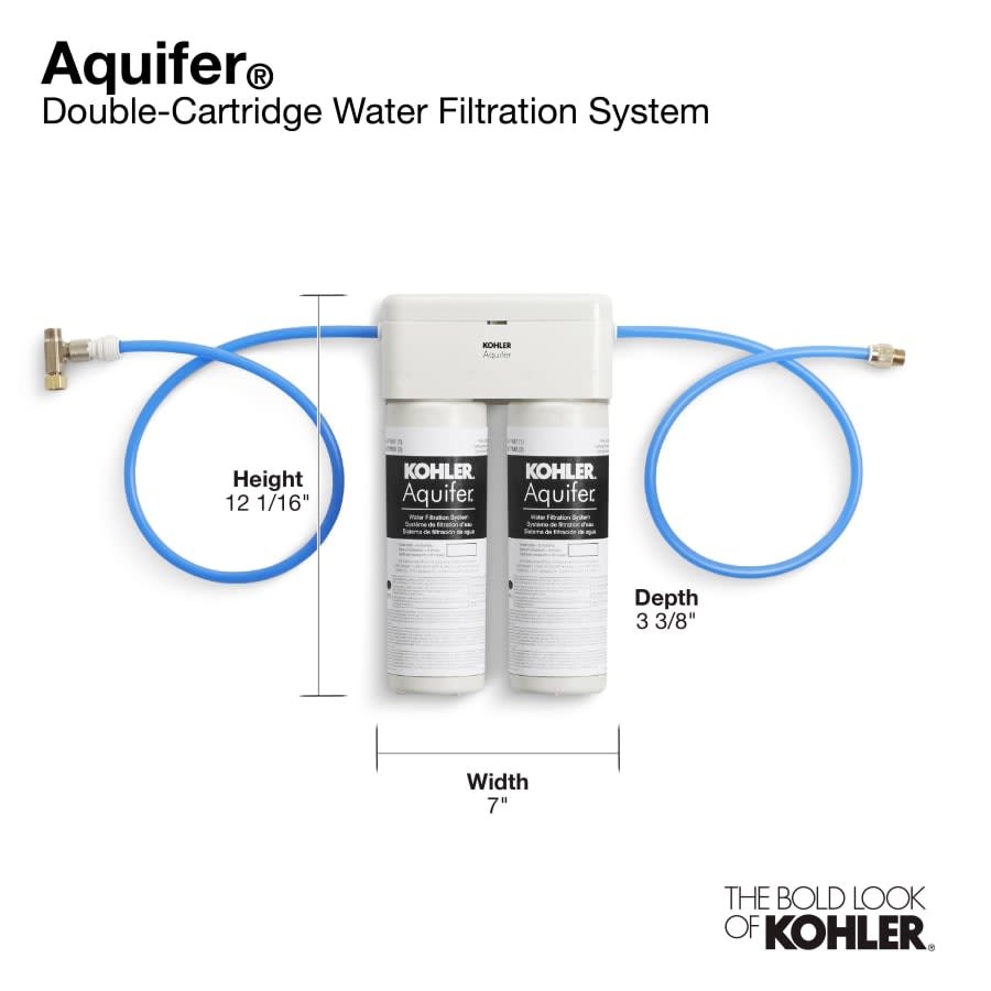 Aquifer Double Cartridge Water Filtration System