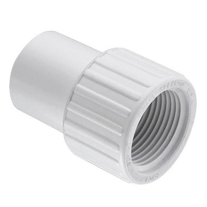 Female Adapter, 1/2 in, Spigot x FNPT, SCH 40/STD, PVC