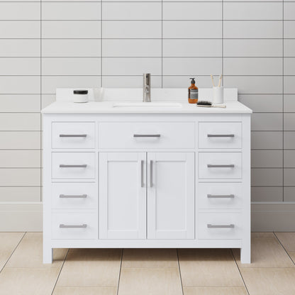 Beckett Single Bathroom Vanity - 48W x 35H x 22D