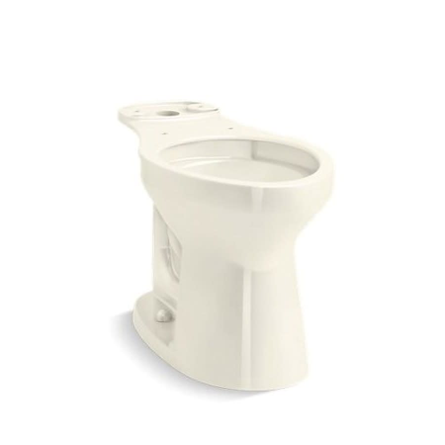 Cimarron® Toilet Bowl, Floor Mount, 12 in Rough, Elongated, Biscuit