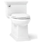 Memoirs 1.28 GPF Compact Elongated One-Piece Comfort Height Toilet with AquaPiston and Glenbury Quiet-Close Seat Included