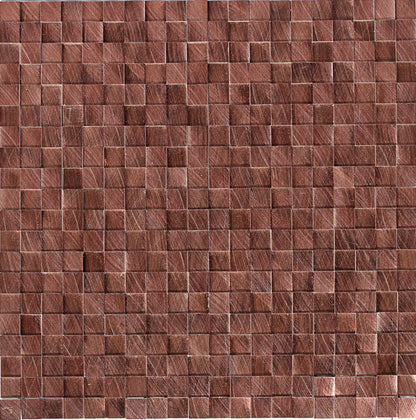 Structure Copper Brick 1/2X1 Satin