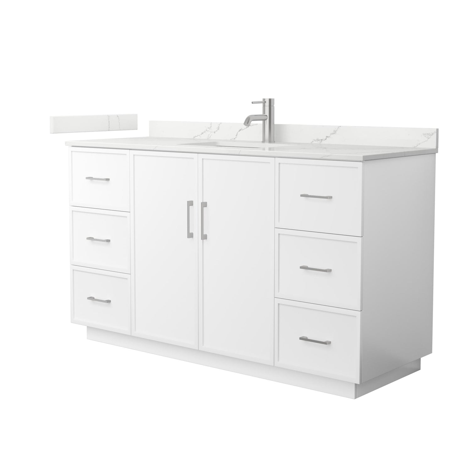 Elan Single Bathroom Vanity with Toe Kick - 60W x 35H x 22D