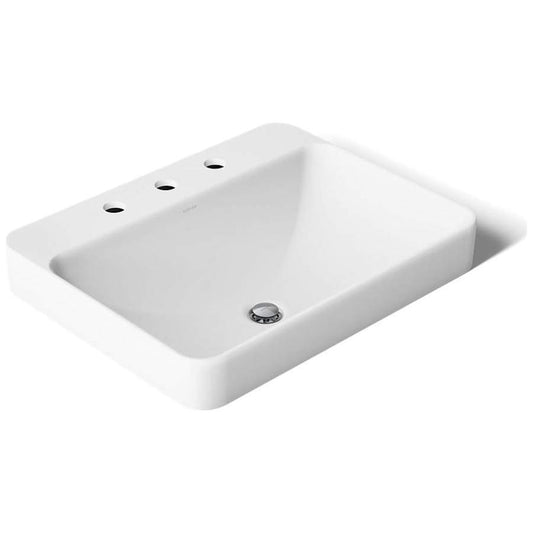 Vox 22" Vessel / Drop In Sink with Overflow