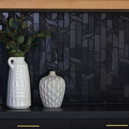 Pietra Divina Nero Marquina Rectangle 12X24 Polished