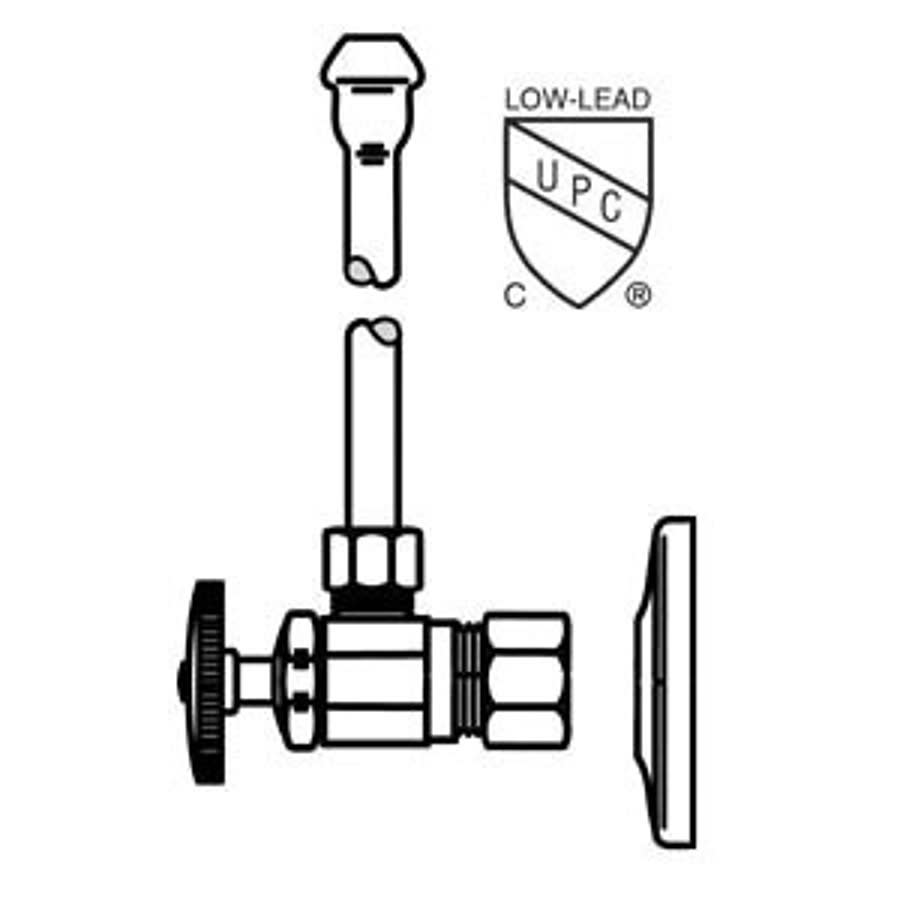 Wheel Handle Supply Kit, Polished Chrome