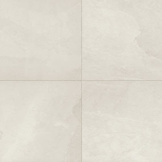 Slate Attache Meta White Square 24X24 Matte