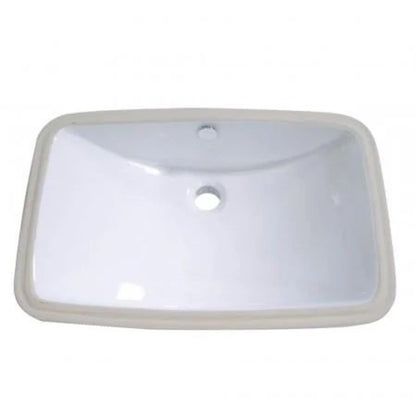 Forum Under Mount Lavatory Sink, ADA, 18-1/2 x 13-1/2 x 7-5/8 in, Vitreous China, White