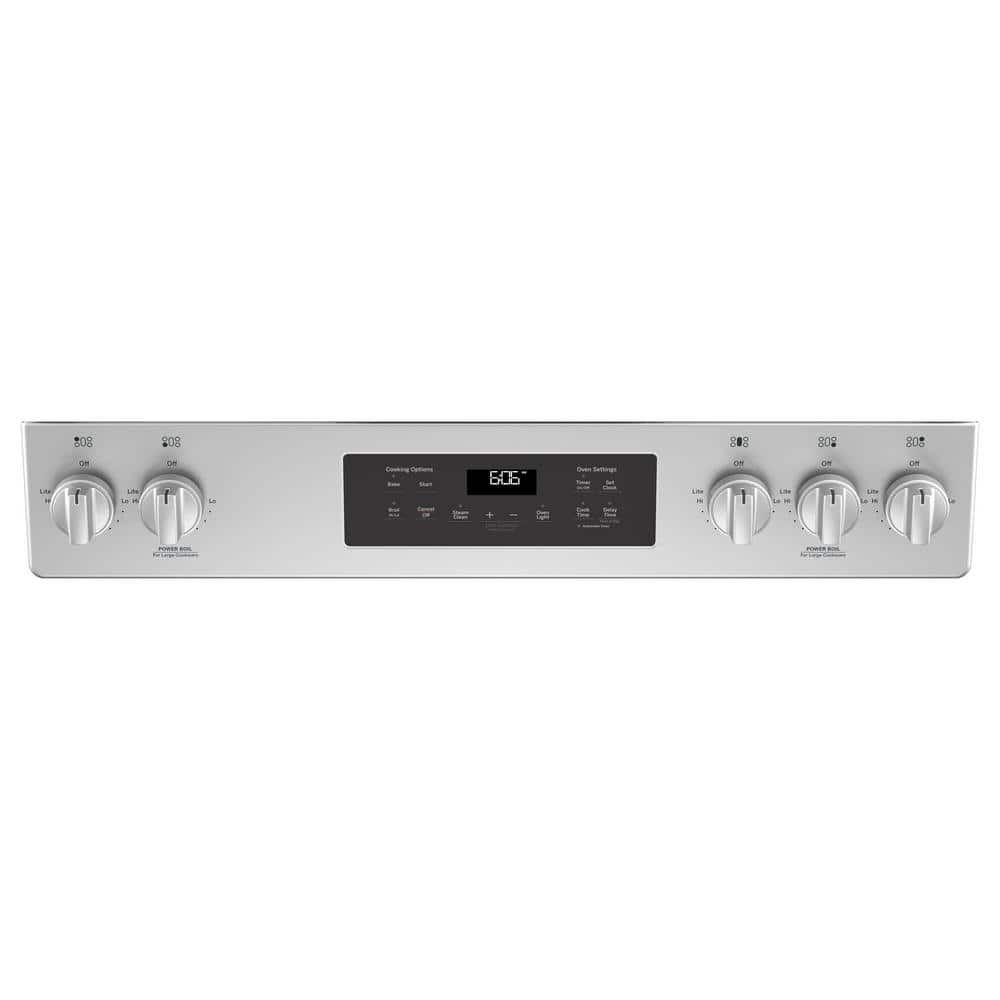 Ge® 30" Slide-In Front Control Gas Range