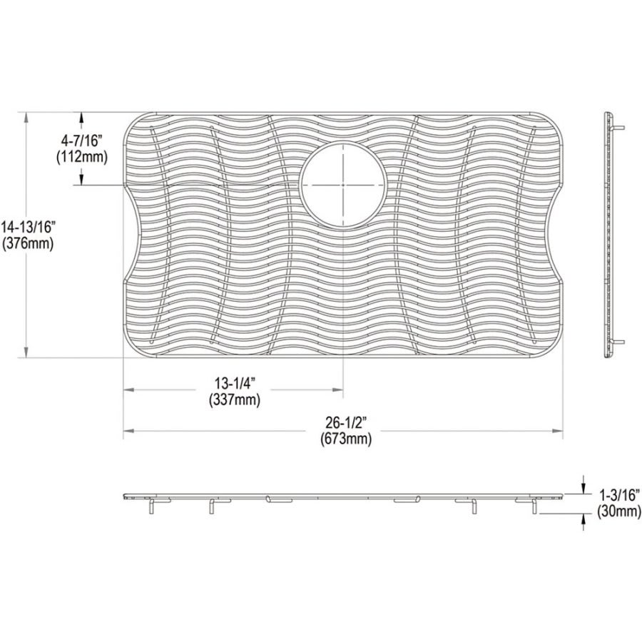 Sink Grid, Stainless Steel