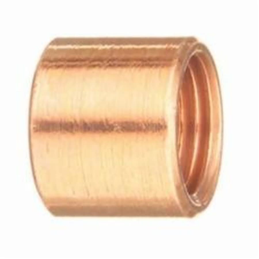 Flush Female Adapter, 1/2 x 1/4 in, Fitting x FNPT, Copper