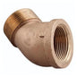 Street 45 deg Elbow, 2 in, MNPT x FNPT, Lead Free Brass, Rough Brass