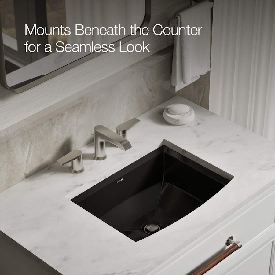 Archer 19-7/8" Undermount Bathroom Sink with Overflow