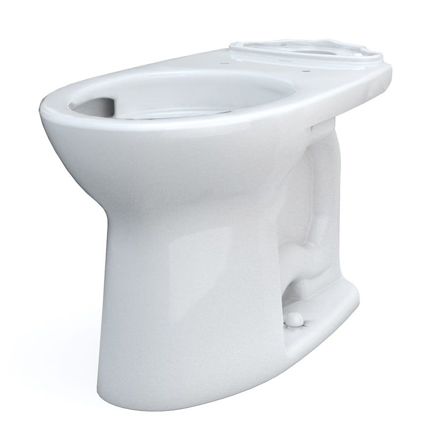 Drake® Toilet Bowl, Floor Mount, 10 in Rough, ADA, Elongated, White