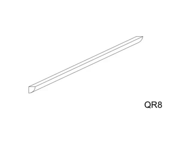 Quarter Round Molding - 3/4"W x 96"H x 3/4"D