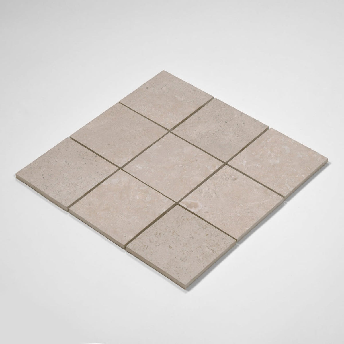 Ikonite 4" x 4" Honed Porcelain Mosaic in Grey