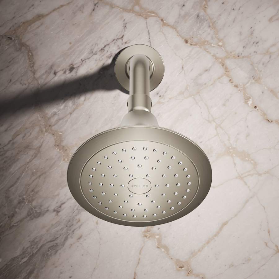 Forte 2.5 GPM Single Function Shower Head with Katalyst Air-induction Technology