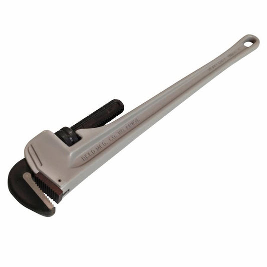 Straight Pipe Wrench, 1/4 to 5 in Pipe, 36 in OAL, Hook and Heel Jaw, Titanium Aluminum Alloy Handle