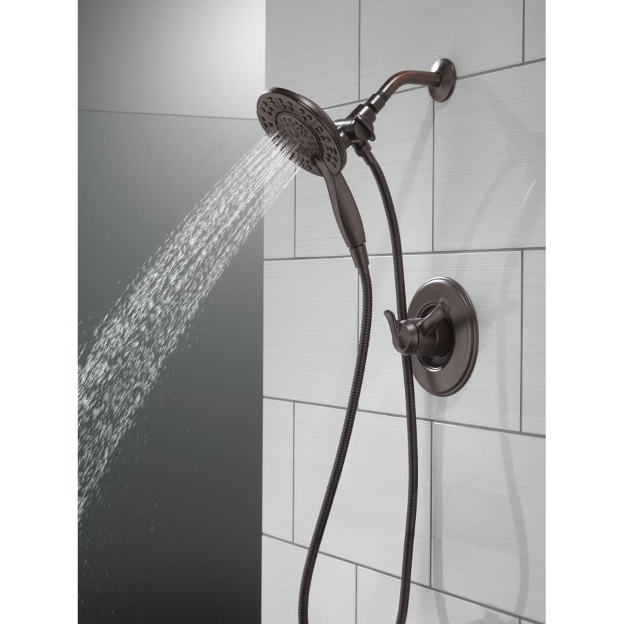 Linden Monitor 17 Series Dual Function Pressure Balanced Shower Only with In2ition Shower Head and Integrated Volume Control - Less Rough-In Valve
