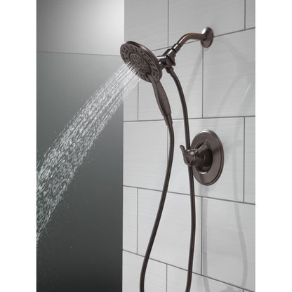 Linden Monitor 17 Series Dual Function Pressure Balanced Shower Only with In2ition Shower Head and Integrated Volume Control - Less Rough-In Valve