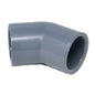 45 deg Elbow, 2-1/2 in, Socket, SCH 80/XH, CPVC