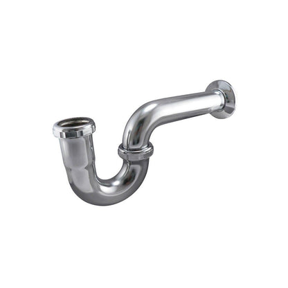 Tubular P-Trap, 1-1/2 in, 17 ga, Polished Chrome