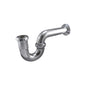 Tubular P-Trap, 1-1/2 in, 17 ga, Polished Chrome