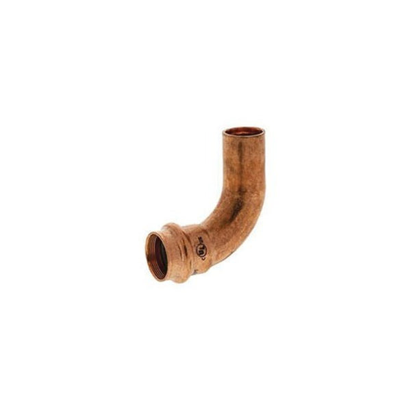 Street 90 deg Elbow, 1/2 in, Fitting x Press, Copper
