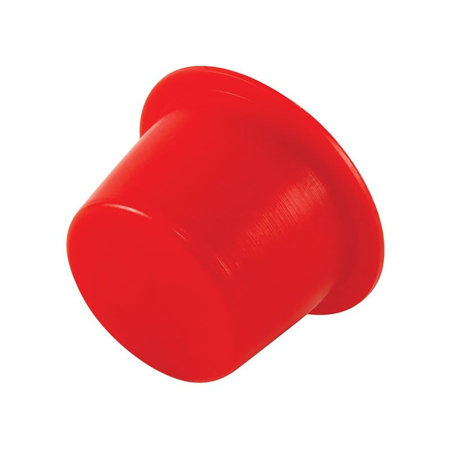 Test Plug, Low-Density Polyethylene, Red, 1-1/2 in, Diameter