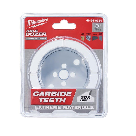 Hole Dozer™ Hole Dozer™ 49-56 Hole Saw, 3 in Dia, Carbide Cutting Edge