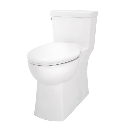 Blaze™ Toilet Bowl, Floor Mount, 12 in Rough, ADA, Elongated, White