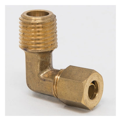 Union, 3/8 x 1/2 in, Comp x MNPT, Brass, Rough Brass, Domestic