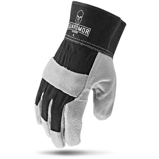 Split Leather Glove With Black Dorsal XL