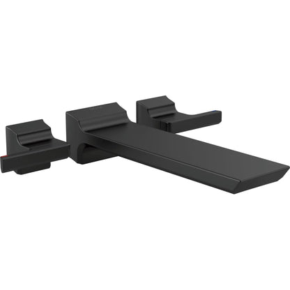 Pivotal Double Handle Wall Mounted Tub Filler Trim - Less Rough In