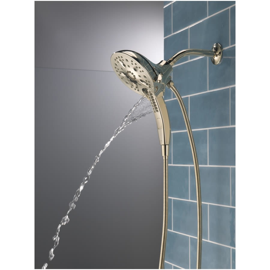 Universal Showering In2ition 1.75 GPM Multi Function Shower Head with Touch-Clean, MagnaTite, and H2Okinetic Technology