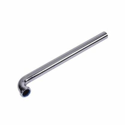 Tubular Waste Arm, 1-1/2 in, Tube x Slip Joint, 20 ga, Chrome