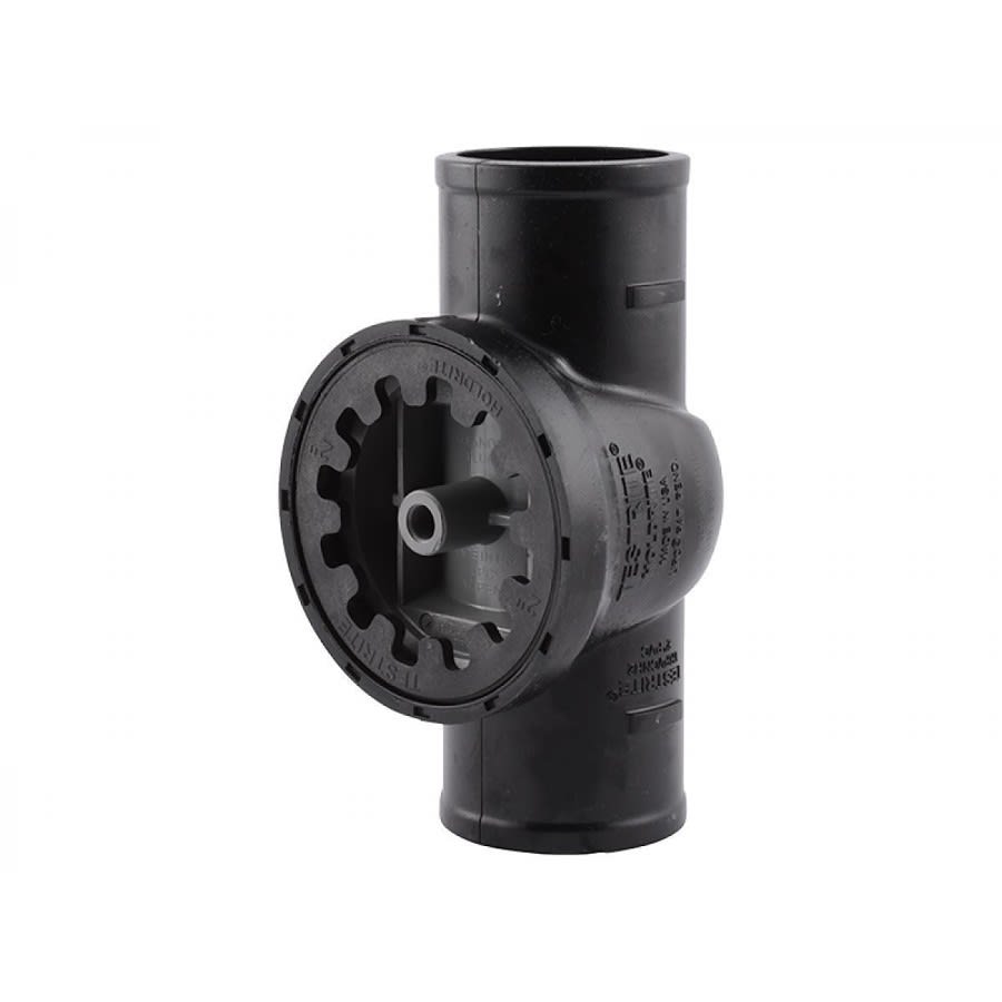TESTRITE® DWV Test/Cleanout Tee, 3 in, DWV, PVC