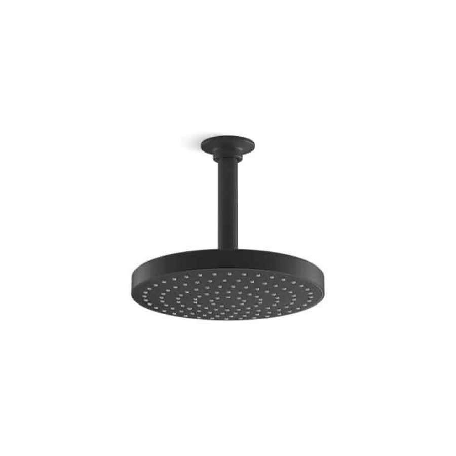 Awaken® Rainshower Shower Head, 8 in Dia, 1.75 gpm, Matte Black