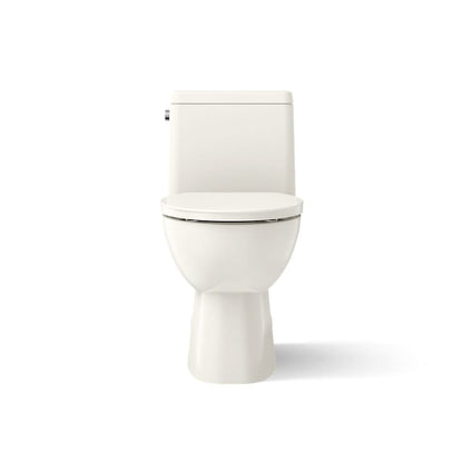 Reach 1.28 GPF One-Piece Compact Elongated Chair Height Toilet with Skirted Trapway and Left Hand Trip Lever - Seat Included