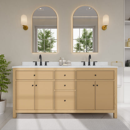 Pendry Double Bathroom Vanity - 72W x 35H x 22D